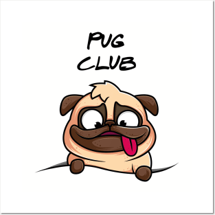 Join the Pug Lovers Club Posters and Art